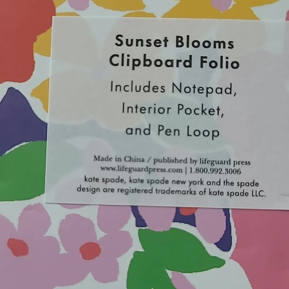 Kate Spade Clipboard Folio